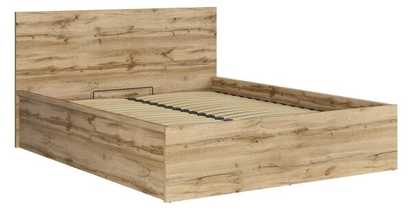 Manželská postel 160 cm BRW Tetrix 11 (dub wotan) (s roštem) (s úl. prostorem)