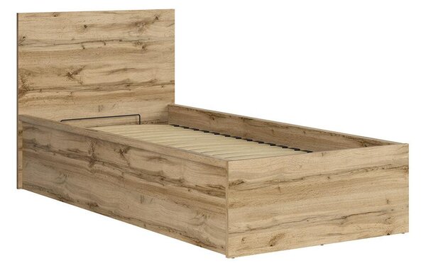 Jednolůžková postel 90 cm BRW Tetrix 15 (dub wotan) (s roštem) (s úl. prostorem)
