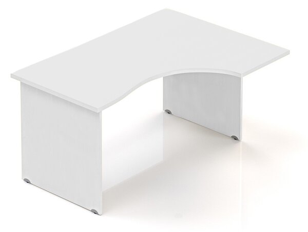 Ergonomický stůl Visio 140 x 100 cm, pravý, bílá