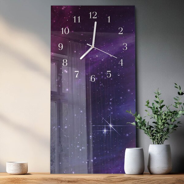 Skleněné hodiny vertikální Vzhled zsppb-30x60-00084746