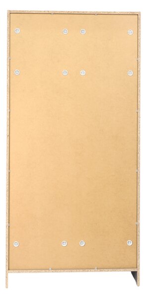 Dřevěná šatní skříň Visio LUX, 90 x 45 x 185 cm, cylindrický zámek, šedá