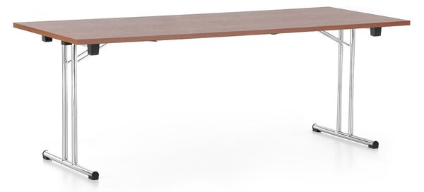 Skládací stůl 200 x 80 cm, ořech