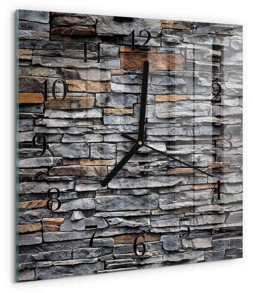 Skleněné hodiny na stěnu Slínek zskc-30x30-00180619