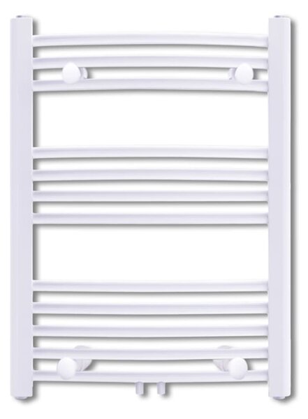 Žebříkový radiátor obloukový, ústřední topení 500 x 764 mm boční a střední přípojka