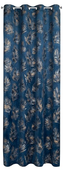 ZATEMŇOVACÍ ZÁVĚS NA KROUŽCÍCH GLORIA 140X250 CM VZOROVANÁ BS