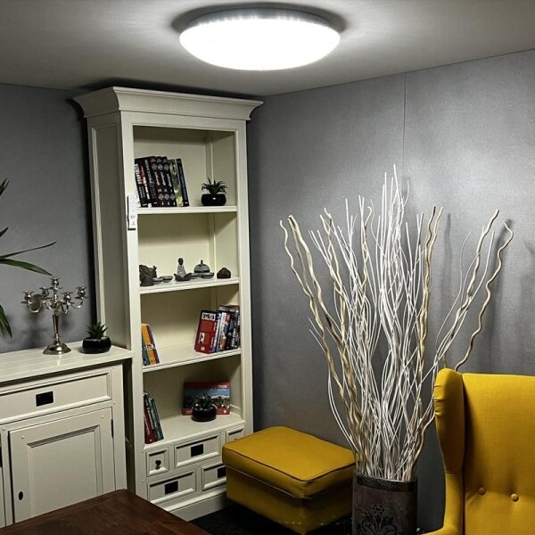 LED Stmívatelné stropní svítidlo LED/48W/230V 2700-6500K Wi-Fi Tuya + DO