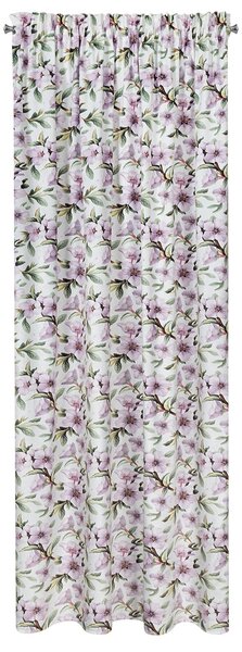 ZATEMŇOVACÍ ZÁVĚS NA PÁSCE ARLETA 140X270 CM VZOROVANÁ