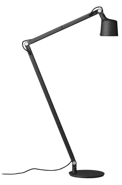 Stojací Lampa Vipp, Černá, Obývací pokoj, Kov