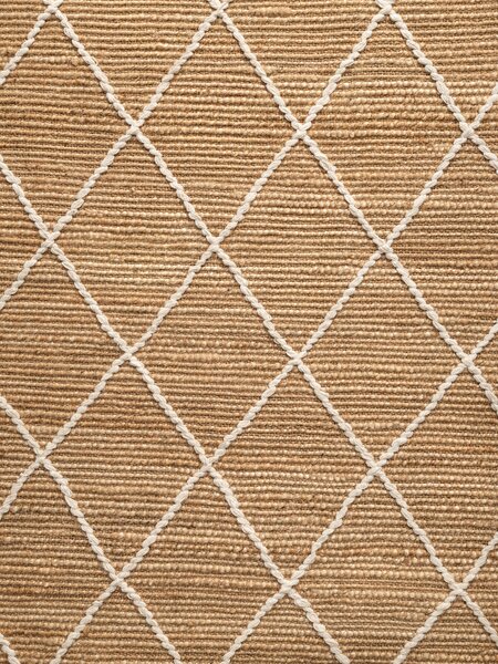 Hanse Home, Běhoun Kunu 106208 Natural Gold White, 80x200, béžová, chodba / předsíň