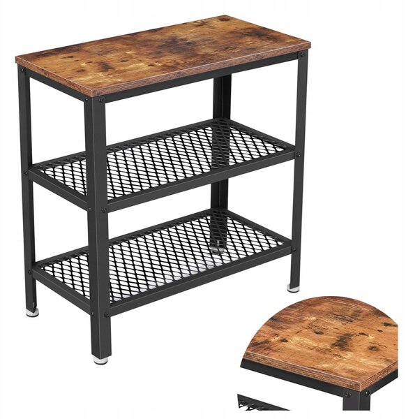 Konferenční stolek DecoKing obdélníkový 60 x 30 x 60 cm černý