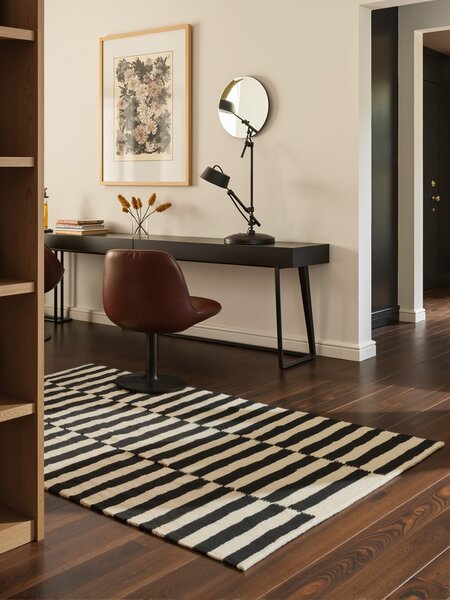 Hanse Home, Kusový koberec Donna 106207 Black White, 120x180, černobílá, ložnice