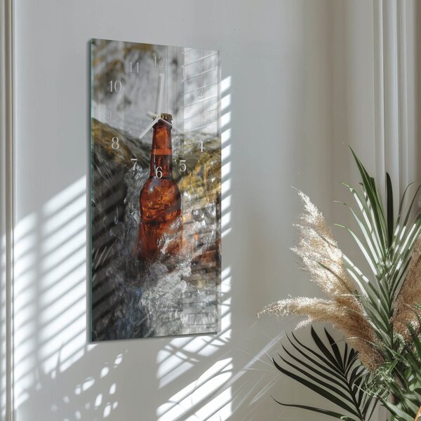 Skleněné hodiny vertikální Pivo zsppb-30x60-00079372