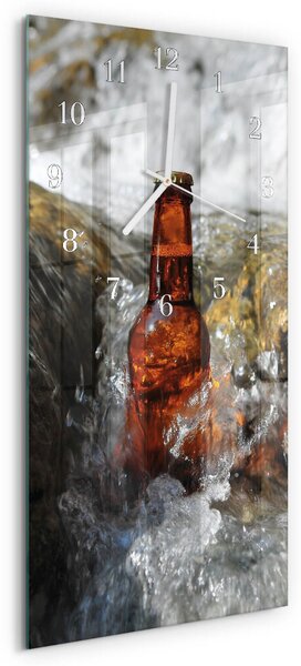 Skleněné hodiny vertikální Pivo zsppb-30x60-00079372