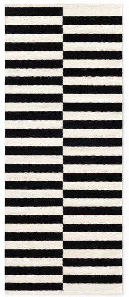 Hanse Home, Běhoun Donna 106207 Black White, 80x200, černobílá, ložnice