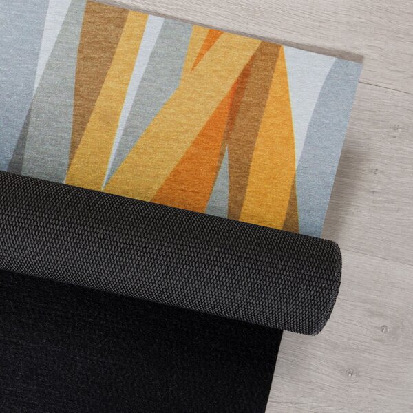 Flair Rugs, AKCE: 170x240 cm Kusový koberec Match Isabella Stripe Grey/Ochre, žlutá, chodba / předsíň