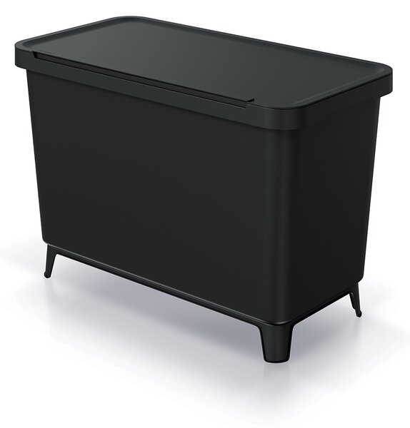 Odpadkový koš, 3 x 10 l, černá