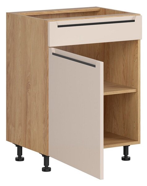 BRW Kuchyně Family Line Iris D1B-60/82-L/B, dub hikora/alhamra mat