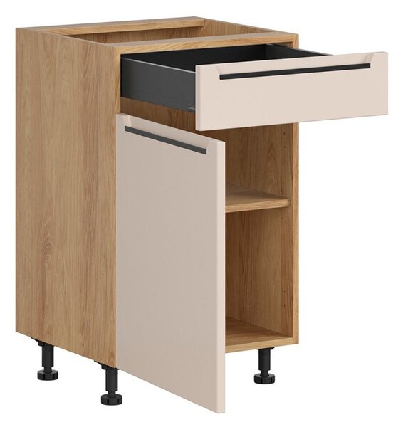 BRW Kuchyně Family Line Iris D1S-50/82-L/SFB, dub hikora/alhamra mat