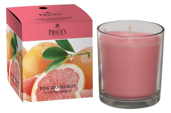 Price´s FRAGRANCE vonná svíčka ve skle Růžový grapefruit - hoření 45h