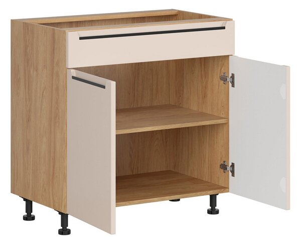 BRW Kuchyně Family Line Iris D1B-80/82-L/P/B, dub hikora/alhamra mat
