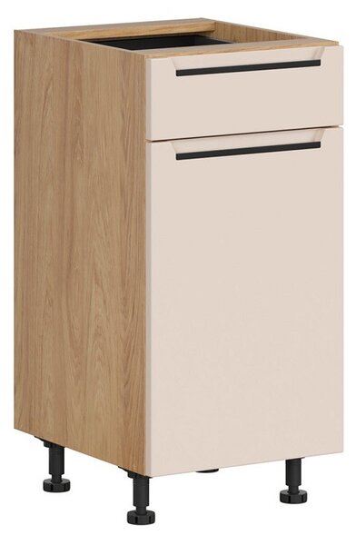 BRW Kuchyně Family Line Iris D1S-40/82-L/SFB, dub hikora/alhamra mat