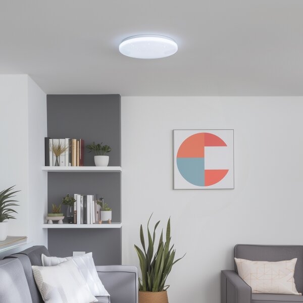 Brilagi - LED Stm. strop. sv. SMART STARS LED/24W/230V pr. 38 cm Wi-Fi Tuya + DO