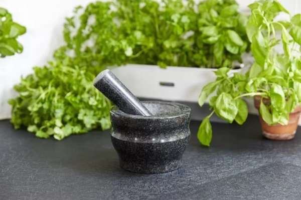 Cole&Mason - Granitový hmoždíř s tloučkem GRANITE pr. 18 cm žula/černá