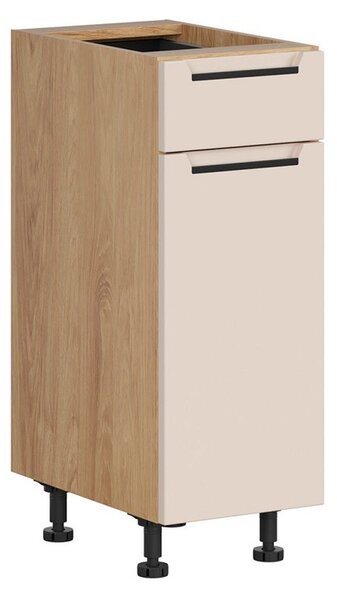 BRW Kuchyně Family Line Iris D1S-30/82-P/SFB, dub hikora/alhamra mat