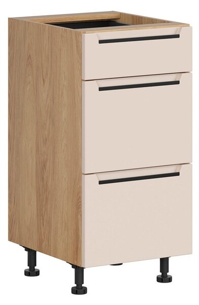 BRW Kuchyně Family Line Iris D3S-40/82-2SFB/SFB, dub hikora/alhamra mat