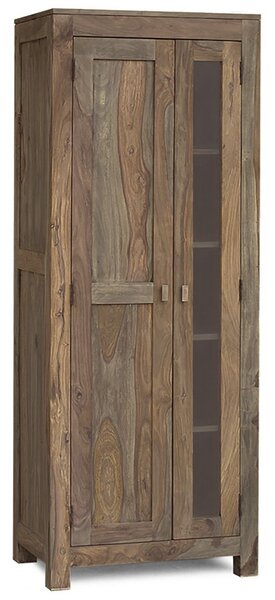 GREY WOOD Regál 180x70 cm, masivní indický palisandr
