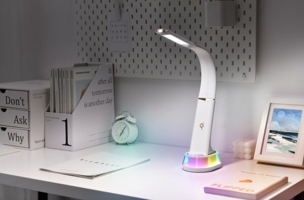 Immax 08974L - LED RGB Stmívatelná stolní lampa CORELLA LED/7W/12/230V bílá