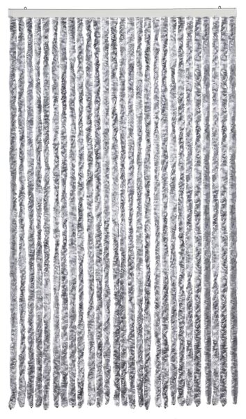 Závěs proti hmyzu bílošedý 118 x 220 cm Chenille