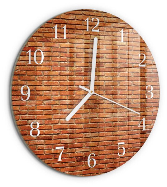 Skleněné hodiny na stěnu Cihly zsob-fi30-00295206