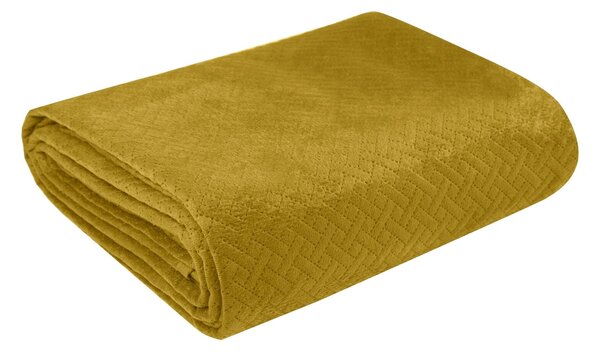 PŘEHOZ NA POSTEL LUIZ/5 200X220 HOŘČICOVÁ