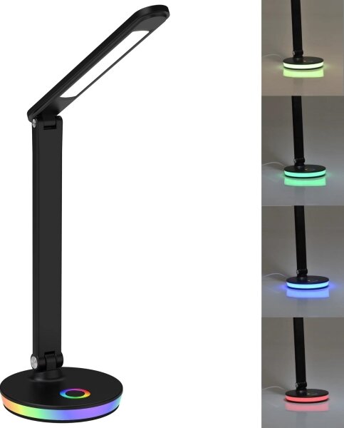 LED RGBW Stmívatelná dotyková stolní lampa NEPTUN LED/7W/230V černá