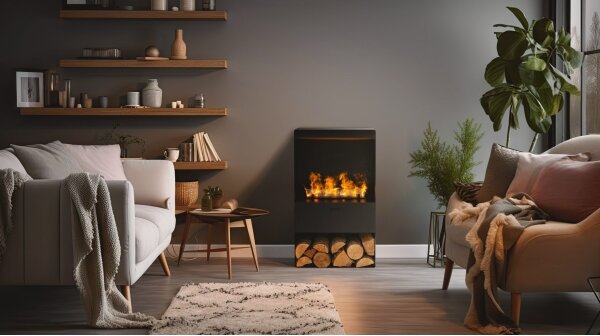 Planika STEAMY - Krb na vodní páru na dálkové ovládání 83x48 cm 125W/230V