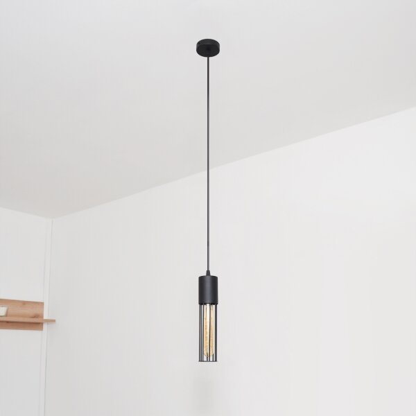 Lustr na lanku MELODY 1xE27/15W/230V černá