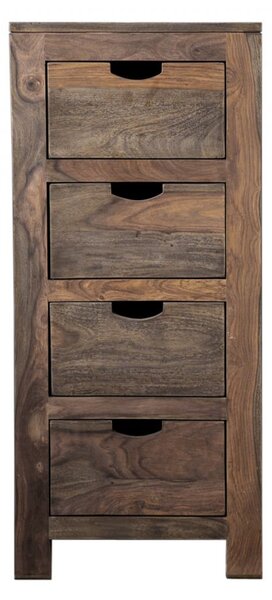 GREY WOOD Komoda 100x45 cm, masivní indický palisandr
