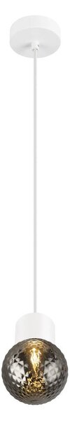 LA 1007858 Skleněné stínidlo VARYT Diamant smoke - BIG WHITE (SLV)