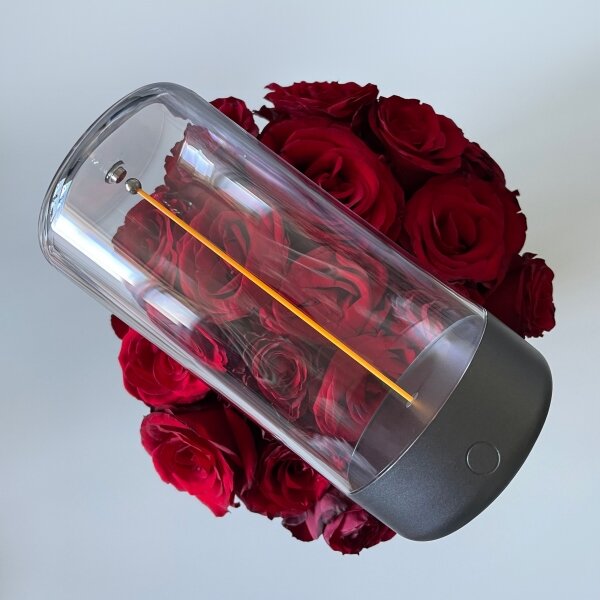Zuma Line 1001 - LED Stmívatelná nabíjecí lampa ESTERNO LED/0,5W/230V černá IP54