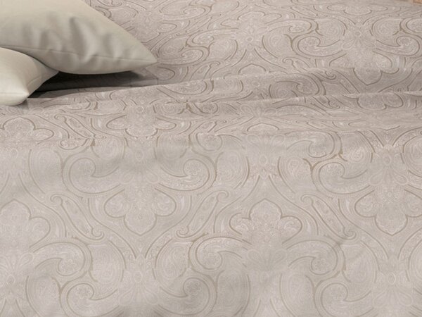 Mistral Home povlečení bavlněný satén Paisley Chateu grey - 140x200 / 70x90 cm