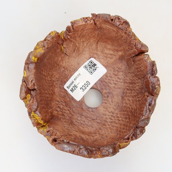 E-bonsai Keramická Skořápka 11 x 10 x 7 cm žlutá