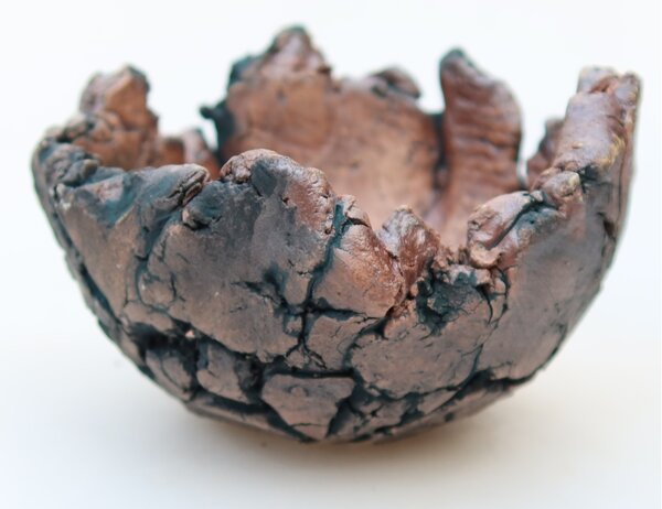 E-bonsai Keramická Skořápka 11 x 11 x 7,5 cm zelená