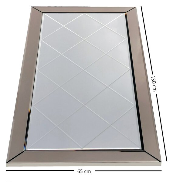 Zrcadlo Silvery IV (Stříbrná). Akce -26%