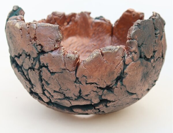 E-bonsai Keramická Skořápka 11 x 10,5 x 8 cm zelená