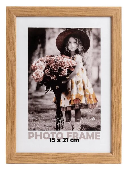 FANDY Dřevěný rámeček Style 15x21 3 světle hnědý