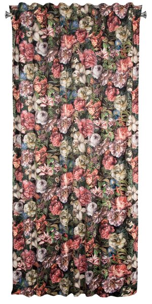 ZATEMŇOVACÍ ZÁVĚS NA PÁSCE PEONIA 140X270 CM VZOROVANÁ