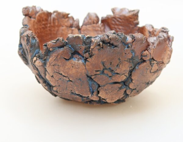 E-bonsai Keramická Skořápka 11 x 10,5 x 6 cm modrá