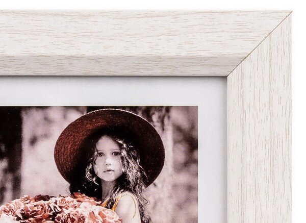 FANDY Dřevěný fotorámeček Bevel 10x15 1 béžový