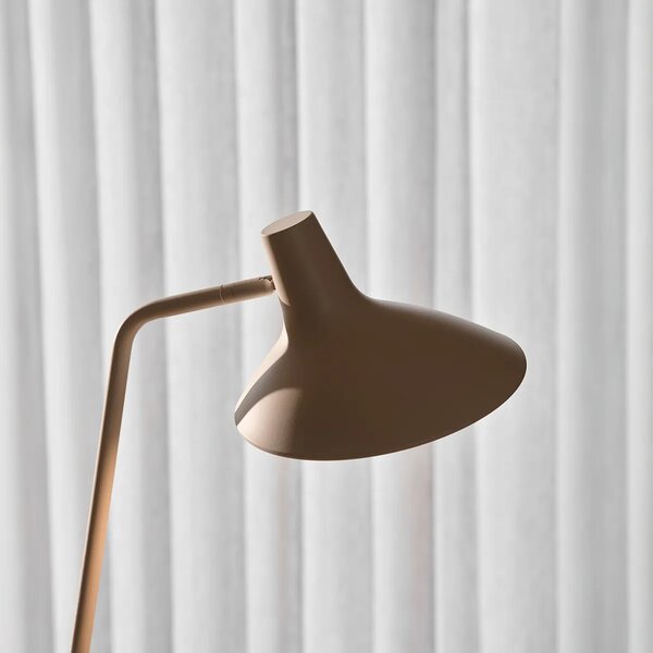 Stojací lampa Nordlux Darci Floor - písková, ø 23 cm